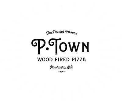 P-Town Pizza Logo, Light